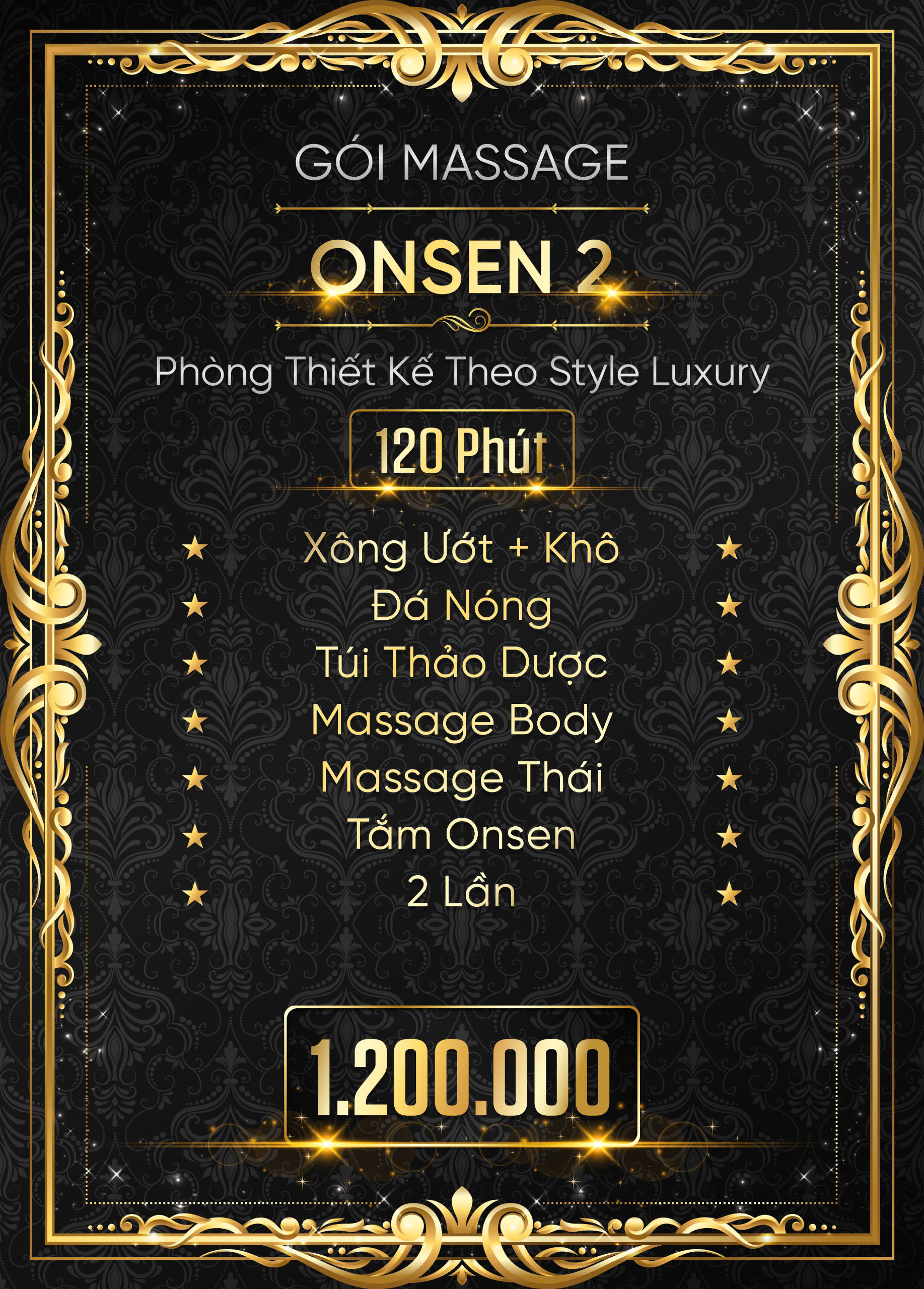 gói massage onsen 2 giúp giải tỏa căng thẳng, tái tạo năng lượng 