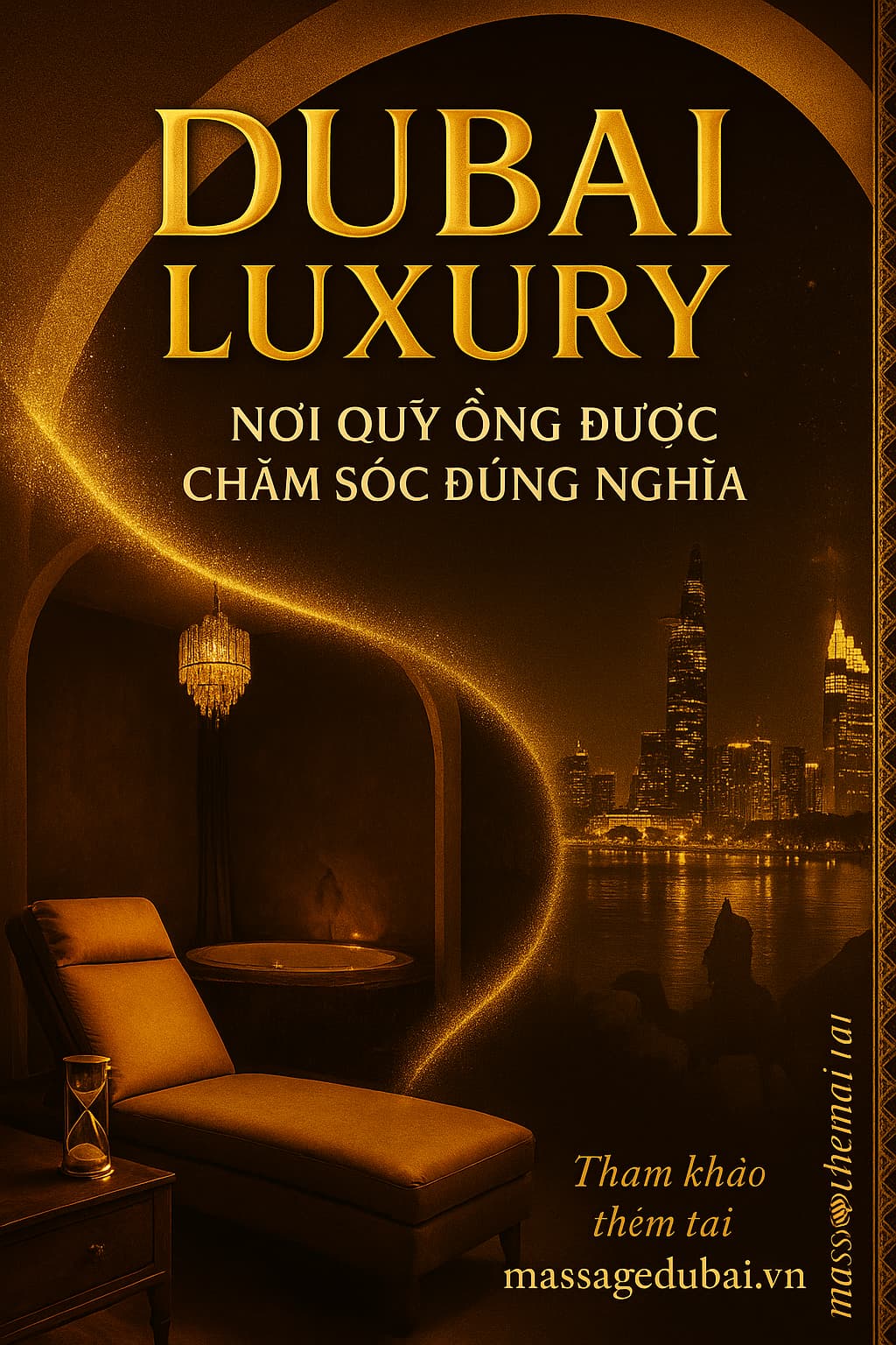 massage Dubai quận 1 - nơi quý ông được chăm sóc đúng nghĩa