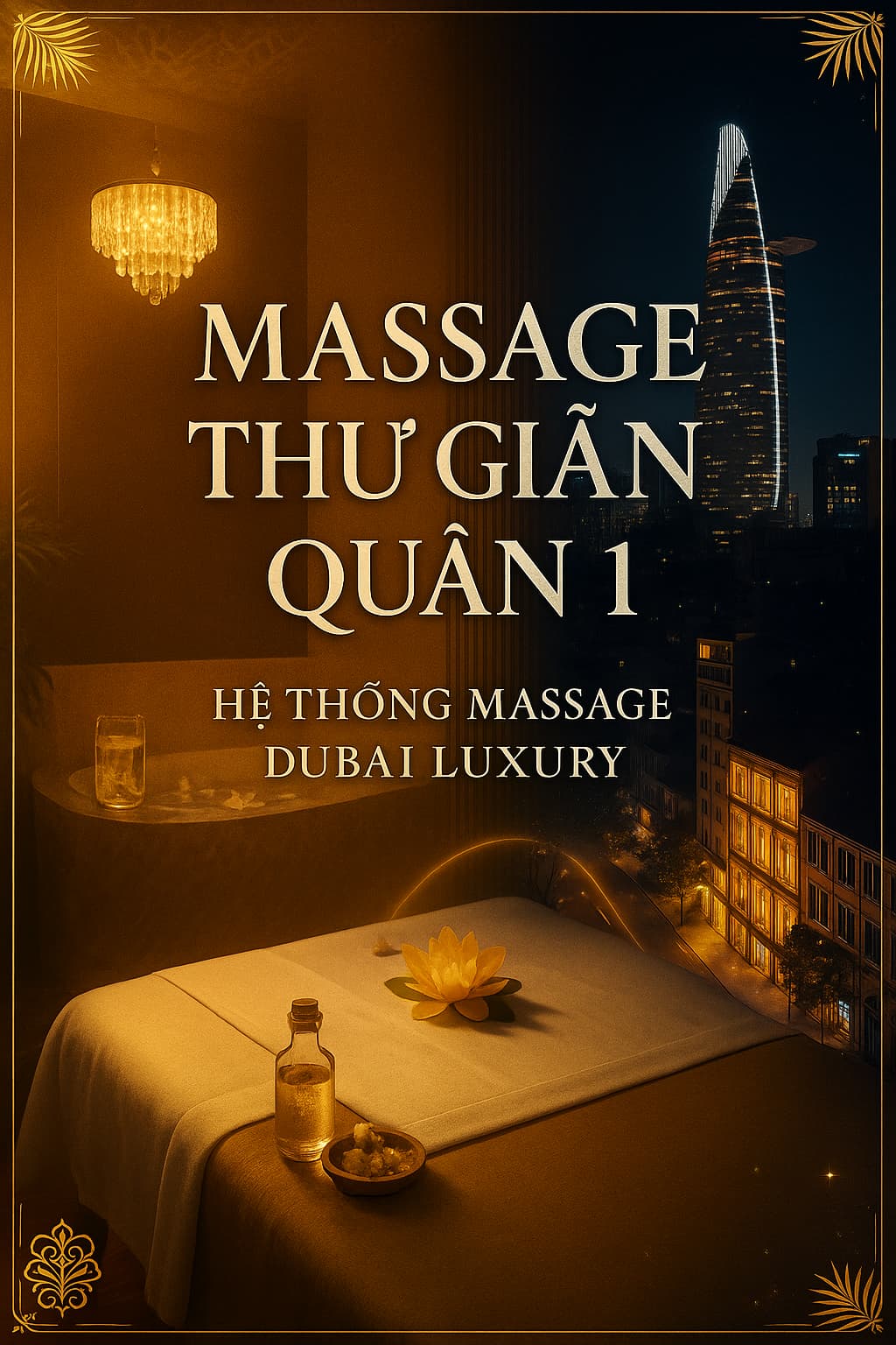 trải nghiệm massage thư giãn quận 1 tại hệ thống massage dubai luxury