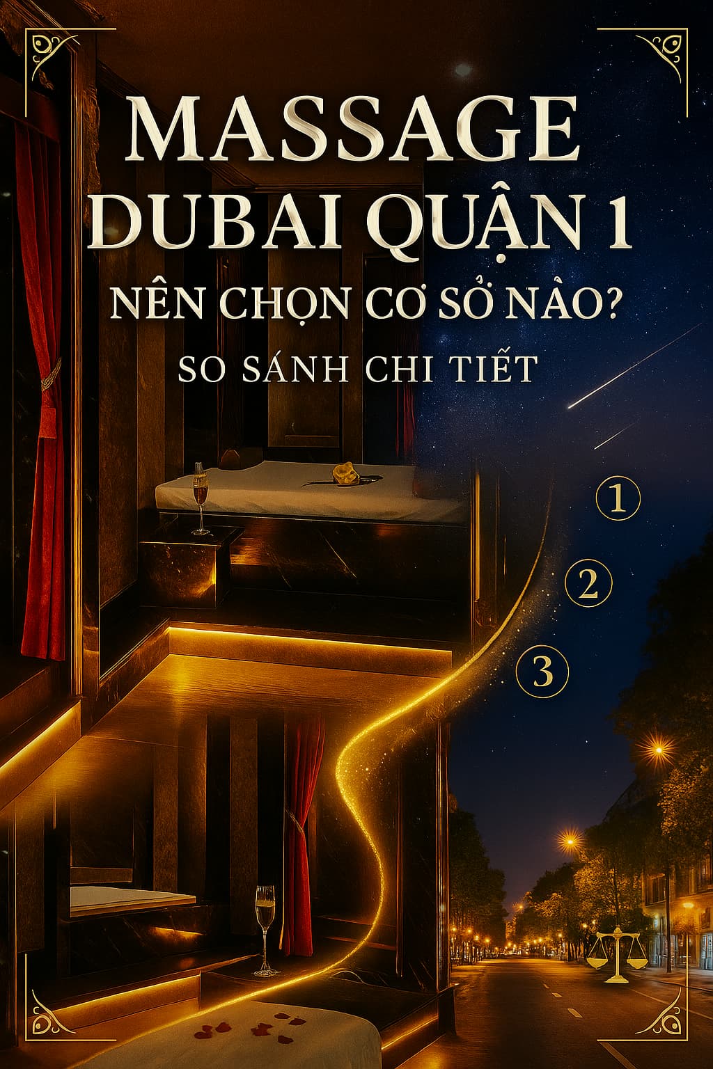 Đi massage Dubai quận 1 nên chọn cơ sở nào? So sánh 3 lựa chọn theo nhu cầu
