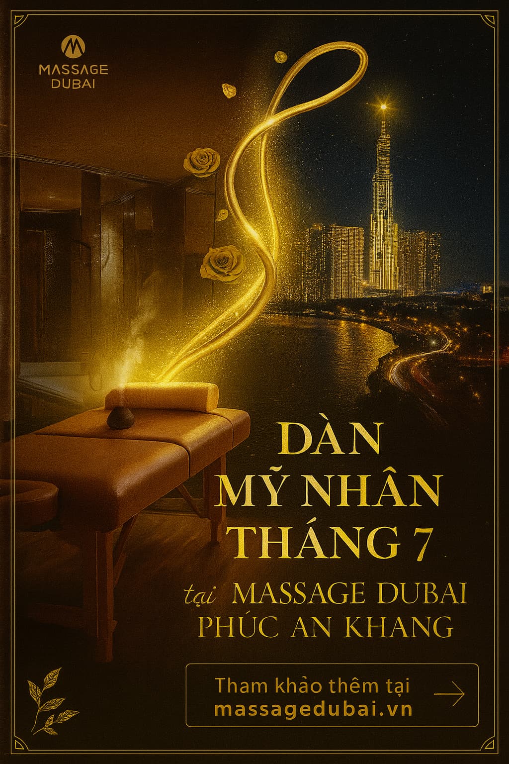 Dàn gái đẹp tháng 7 của massage Dubai Phúc An Khang