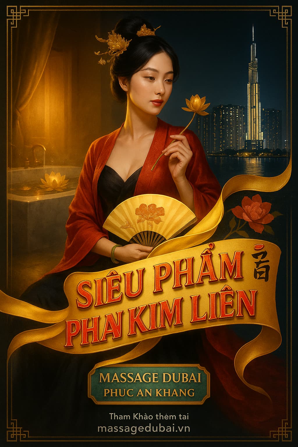 Massage quận 1 nổi sóng lớn với Phan Kim Liên Dubai Phúc An Khang