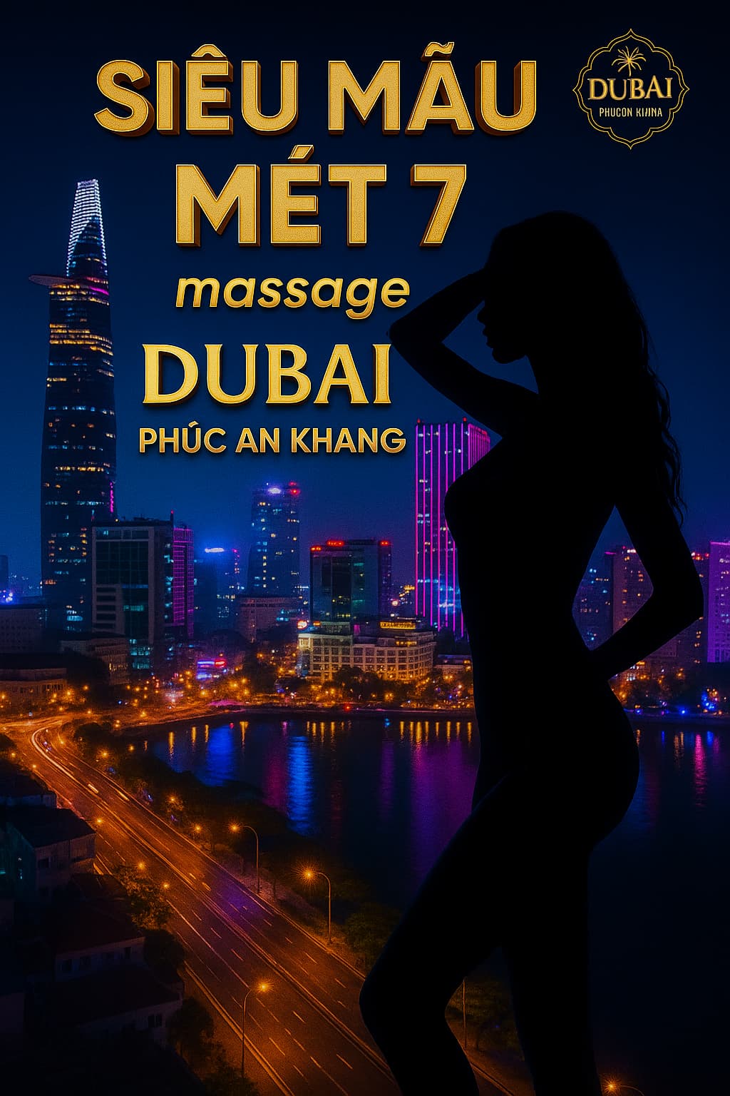 Massage Dubai dậy sóng với Siêu Mẫu mét 7