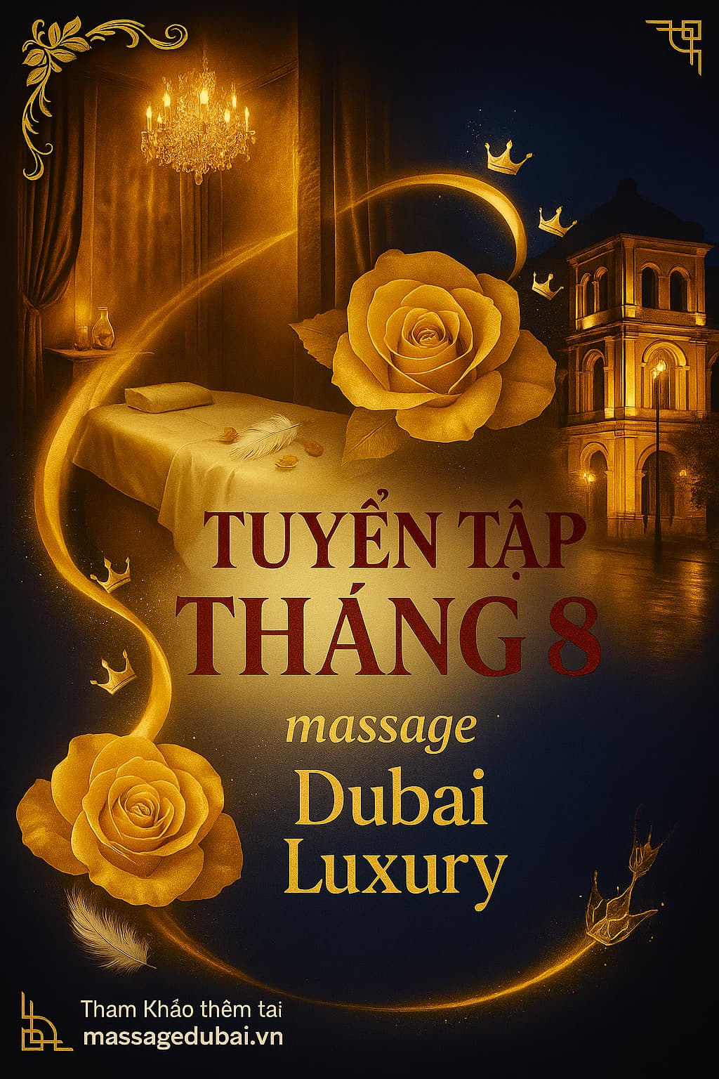Massage Dubai Luxury ra mắt dàn Siêu Phẩm Tháng 8