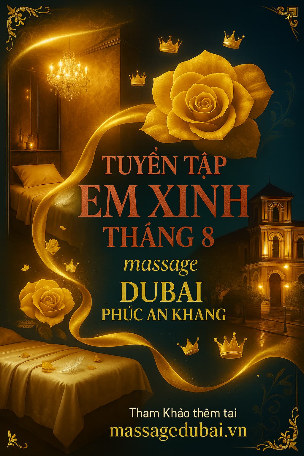 Tuyển Tập Em Xinh Tháng 8 tại massage Dubai Phúc An Khang