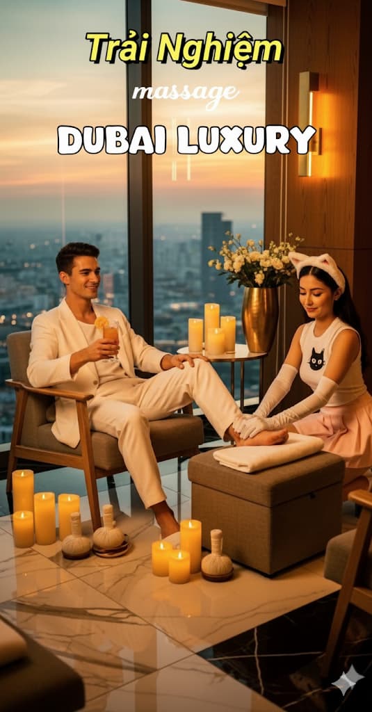 Trải nghiệm massage Dubai Luxury – Khi khách VIP lên tiếng