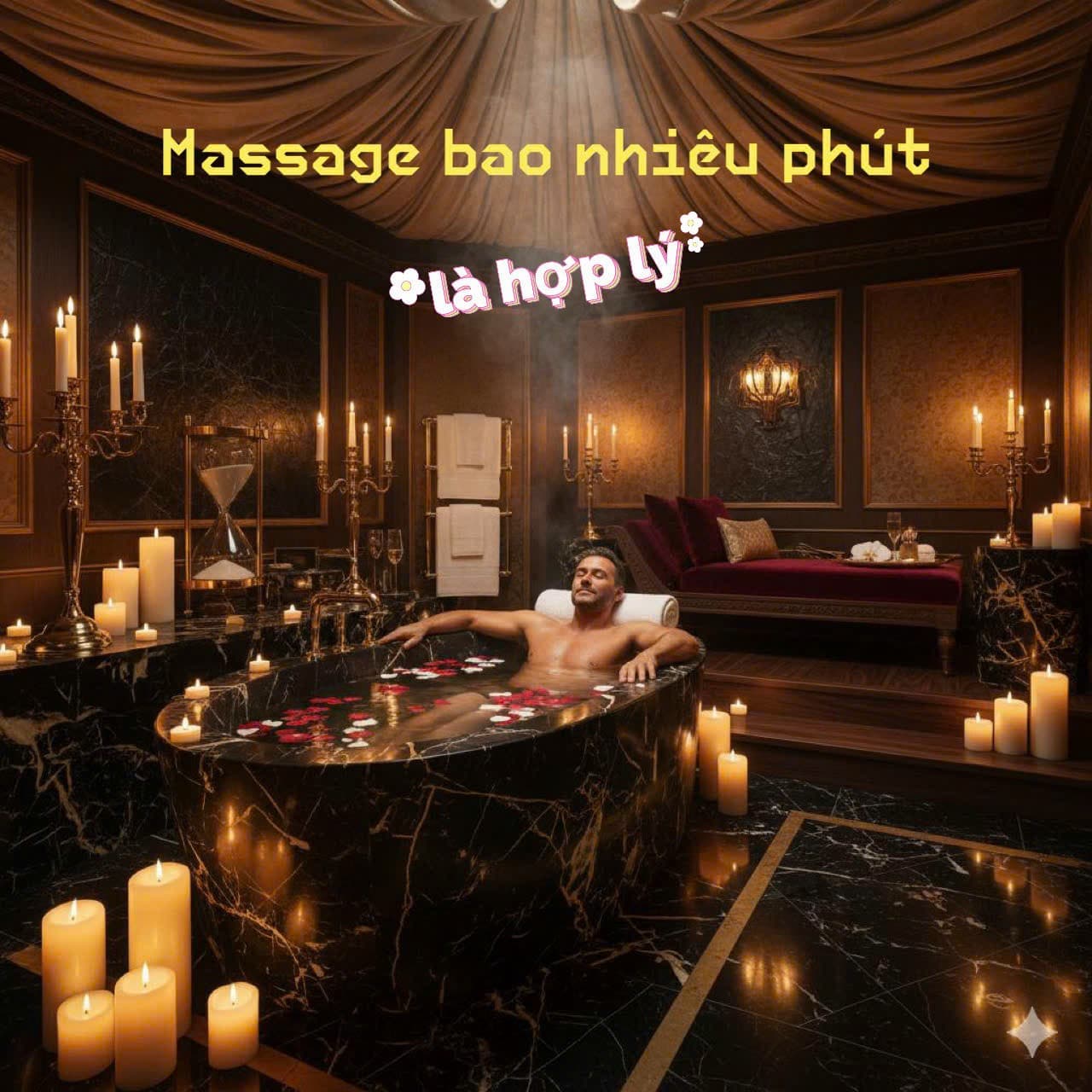 Massage bao nhiêu phút hợp lý? – Câu hỏi nhiều quý ông băn khoăn