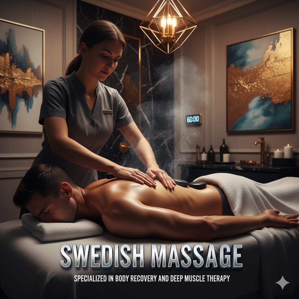 Khác với massage Aroma, massage Thụy Điển chú trọng vào phục hồi cơ thể và cải thiện lưu thông máu