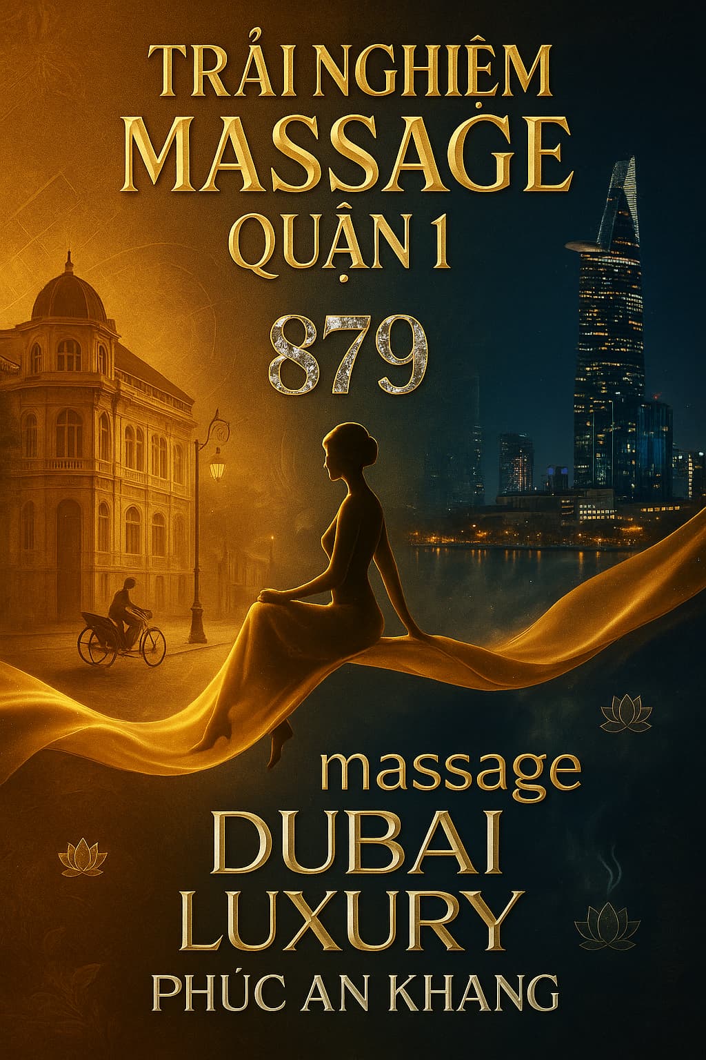 Trải nghiệm massage quận 1 đẳng cấp cùng 879 team Dubai Phúc An Khang