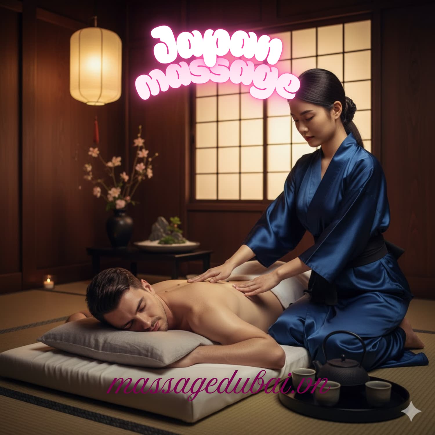 massage Nhật (Shiatsu) lại đại diện cho tinh tế và chính xác.