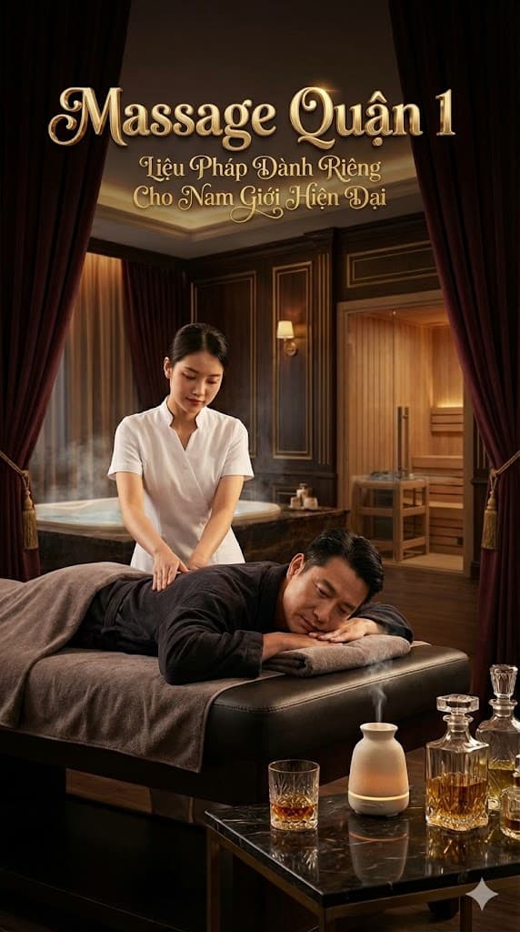 Massage quận 1 – liệu pháp dành riêng cho nam giới hiện đại