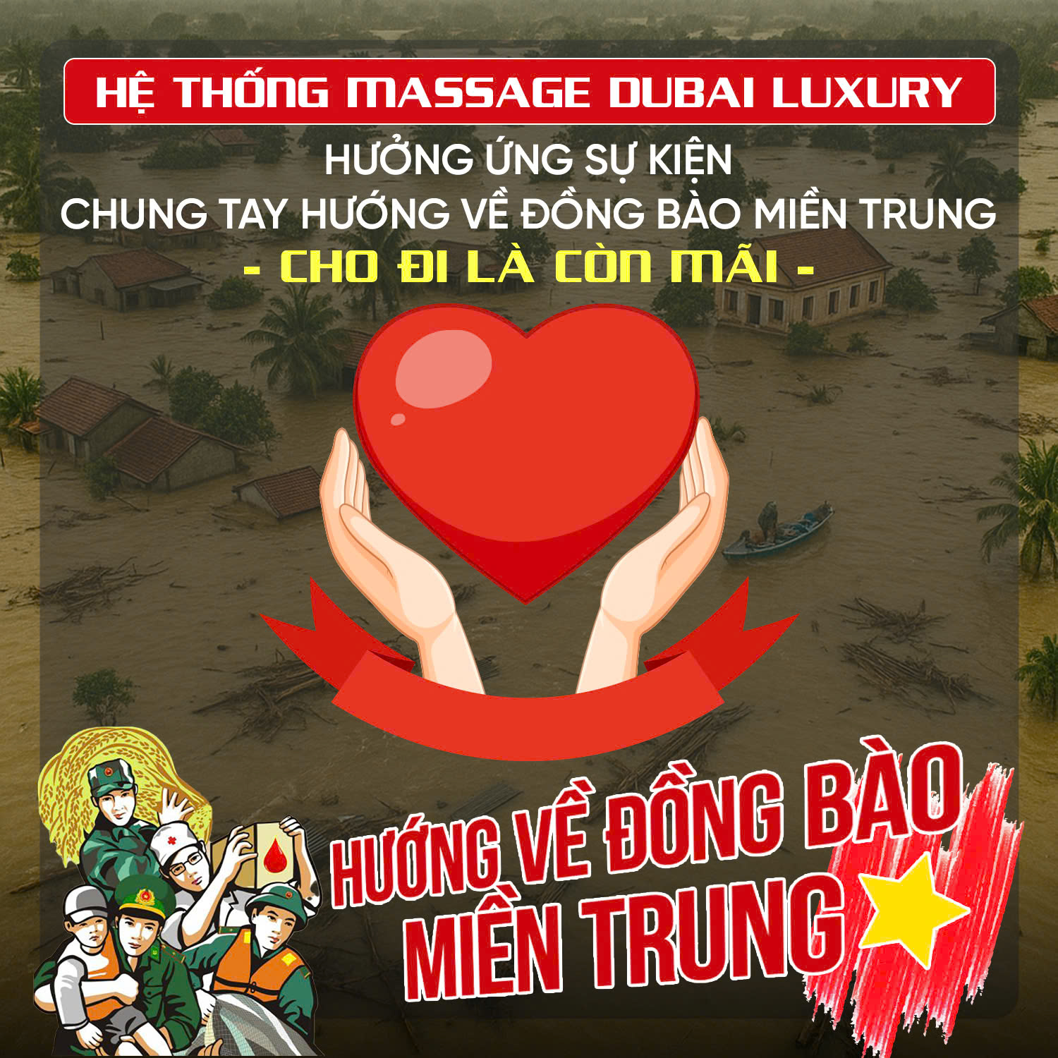 DUBAI LUXURY HƯỚNG VỀ MIỀN TRUNG – CHUNG TAY LAN TỎA YÊU THƯƠNG