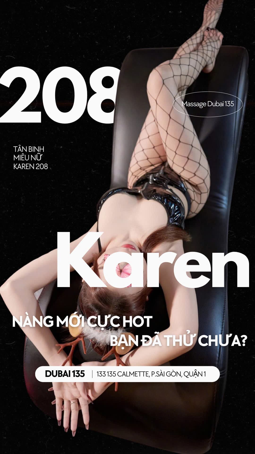 Tân Binh Miêu Nữ Karen 208 vừa gia nhập Massage Dubai 135