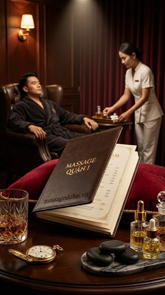 Massage quận 1 menu – Bảng giá & gói dịch vụ thư giãn chuẩn quý ông (2025)