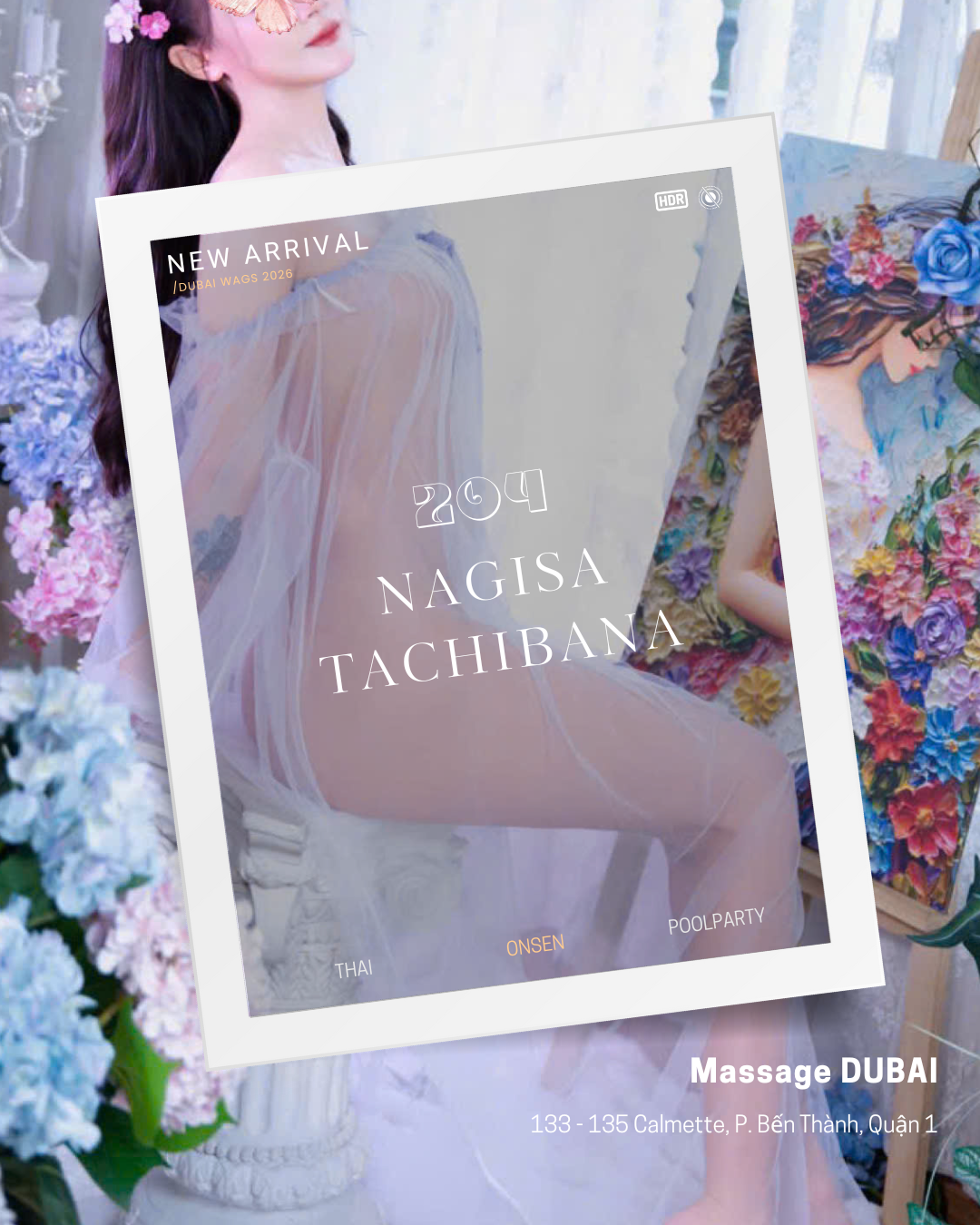 204 Nagisa Tachibana massage quận 1 chính thức gia nhập Dubai WAGs 2026