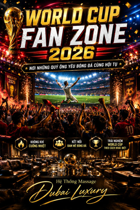 World Cup Fan Zone – Dubai Luxury Massage Group: Điểm Hẹn Mùa Bóng Đá Dành Cho Quý Ông